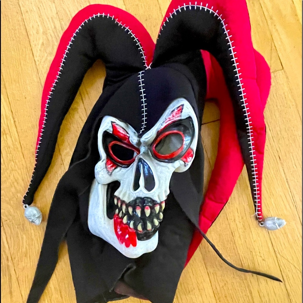 Scary Jester Face Mask